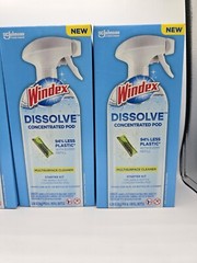 Windex Fresh Scent Concentrated Multi-Surface Cleaner Liquid 28oz (3-Pack)
