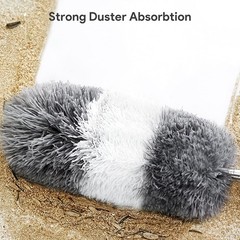 DELUX Microfiber Feather Duster,7 PCS Reusable Bendable Washable 7pc-gray