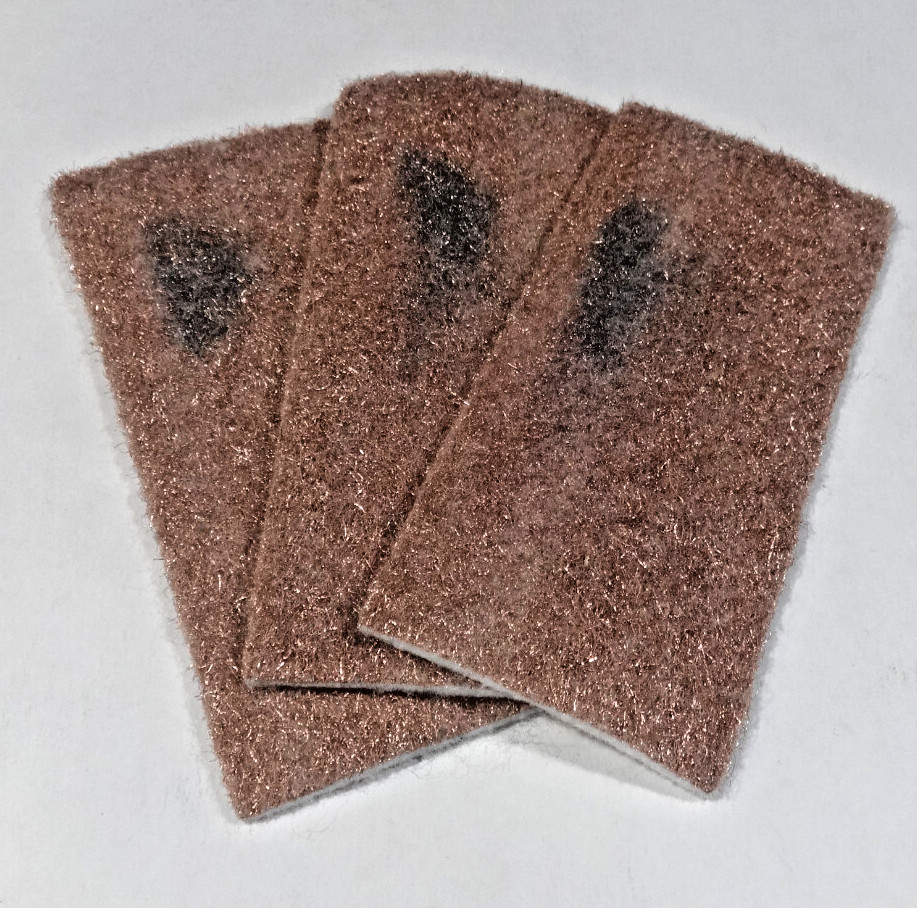 Bronze Wool Polishing Pad Grade Medium 4″ x 9″