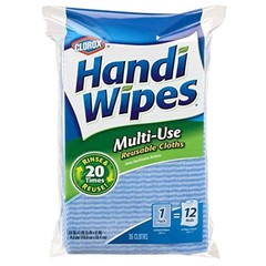 Handi Wipes Clorox Multi-Use Reuseable Cloths, 36 1 Count (Pack of 36), Blue