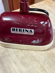 Vintage Regina Twin Brush Scrubber Model S w/ 4 Brushes (1950’s) Clean Working