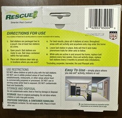 RESCUE! Ant Bait Indoor 4 Bait Stations
