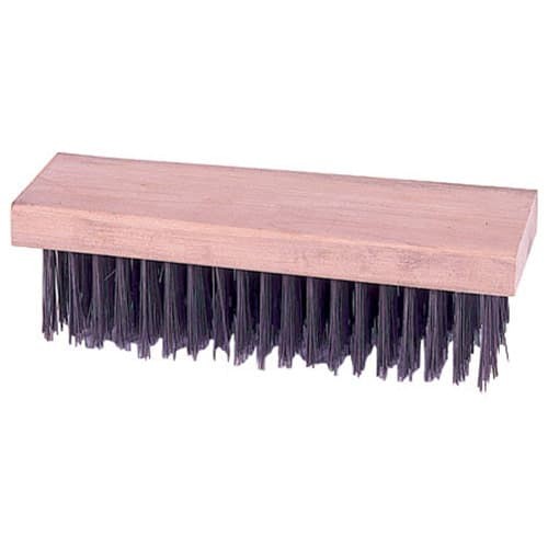 Weiler 44066 Block Type Scratch Brush .012 Steel Fill Curved Face
