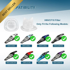HNVCF10 Filter Replacement for Black and Decker Dustbuster HNVC115 HNVC215 4 Pac