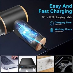 Mini 9-in-1 Portable Vacuum Cleaner with 4000mAh for Home Car Office Use