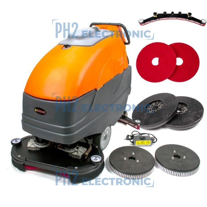 SUNMAX RT120 34″ Self-Propelled Floor Scrubber Machine,33-gal Tank 75,000 sqft/h