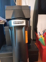 SPEEDAIRE 5VC89 Desiccant Air Dryer,ISO class 3,5 cfm 200PSIG 125°F LIGHT USE!!!