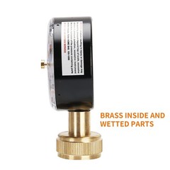 Roastove 2-1/2″ Water Pressure Test Gauge,House Dry