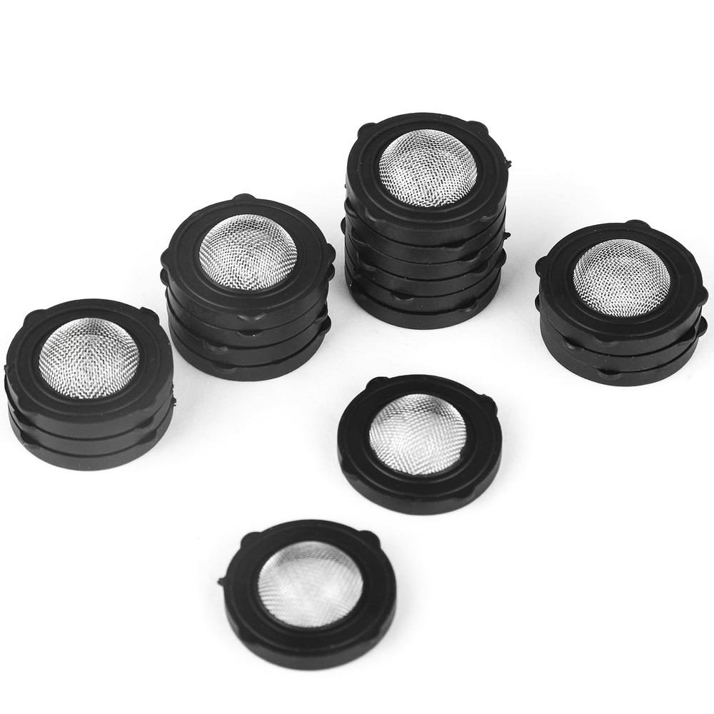 20 Pcs Hose Filter Washers, Garden Gasket 0.75 inches, Black