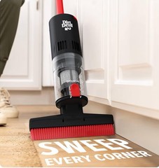 Dirt Devil Broom Vac Cordless Bagless Stick Sweeper w/ Rinsable Filter