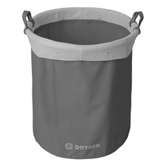 Round Replacement Commercial Laundry Hamper Canvas Bag for Model 290R Gray