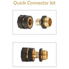 BILAL 6 Set Quick Connect Hose Fittings for Garden 3/4 Inch, 6