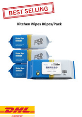 Tissue Kitchen Cleaning Wipes Strong Kitchen Big Pack ( 5 packs X 80pcs)