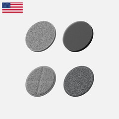 Hoto 4 Pcs Replacement Pads Compatible Hoto Flexi Cordless Electric Spin