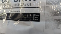 Task Brand Oil Only Sorbent Truck Kit Response Pack Sock Absorption Pack