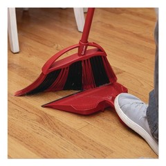 O-Cedar 175073EA 53.88 in. Handle One Sweep Broom with Dustpan – RD/BK/GY New
