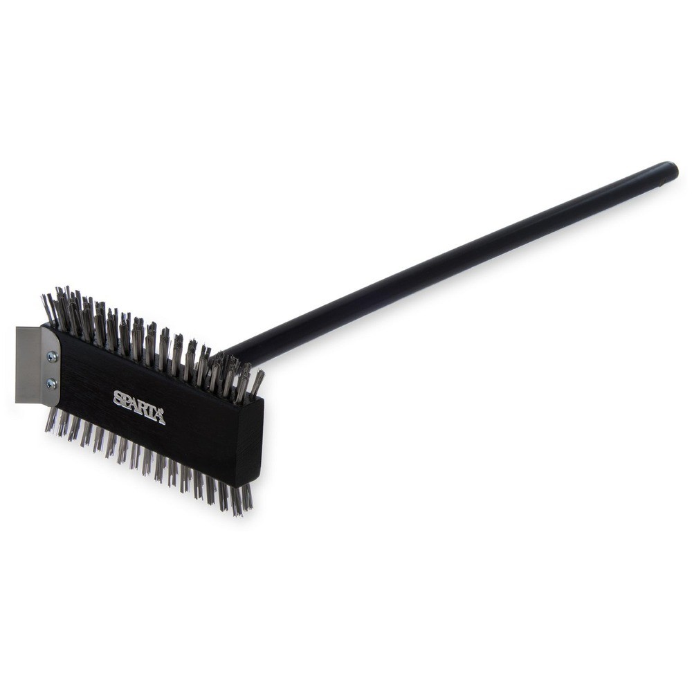 Carlisle 4029000 Sparta Broiler Master Grill Brush & Scraper w/ 30.5″ Handle New