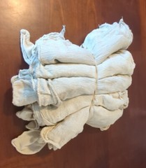 50 Pack of Shop Towels 12″ x 14″ Cleaning Rags Great for Homes & Cars
