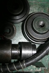 Greenlee Knockout punch set with metal case hydraulic conduit For Parts- READ!!!