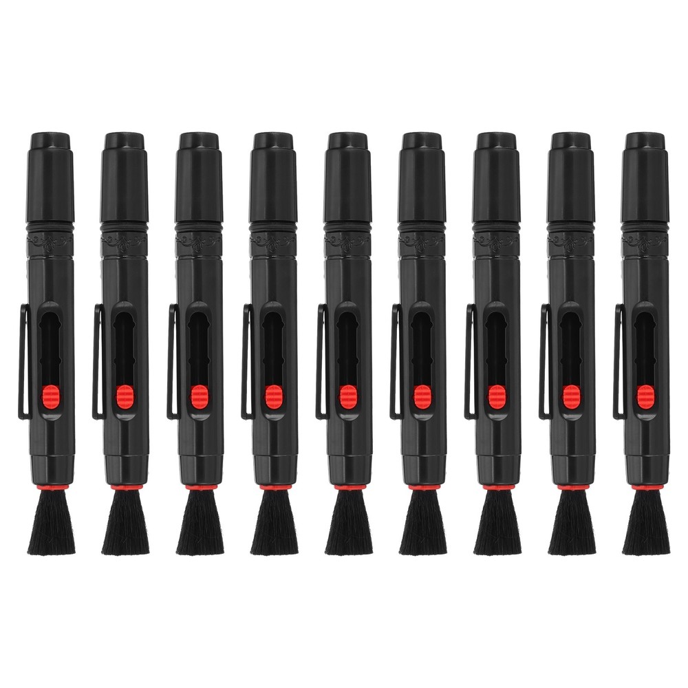 Camera Dusting Brush, Multifunction Cleaning Brush Lens Cleaning Pen,9 Pcs Red