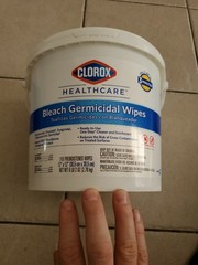 Clorox Bleach Germicidal Disinfectant Wipes, 110ct, 12″X12″