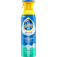 Pledge Multi-Surface Cleaner with Glade Rainshower (Aerosol, 9.7-OZ),pack of 6