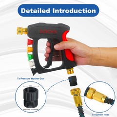 Garden Hose Adapter Pressure Washer Gun Adaptador para manguera de jardín