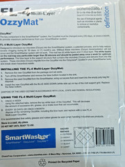 OzzyMat SmartWasher multi layer mats, 1 lot of 5 mats (4 – FL4 & 1 – FL3)