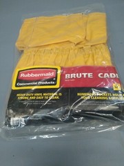 Rubbermaid Commercial Brute Caddy – 32 Gallon Trash Can Caddy, Yellow