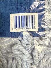 Quickie Bulldozer #18 Blended String Wet Mop Refill With Looped Ends