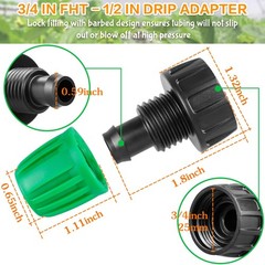 Gardrip 3/4 Inch Female Pipe Thread to 1/2 Drip And