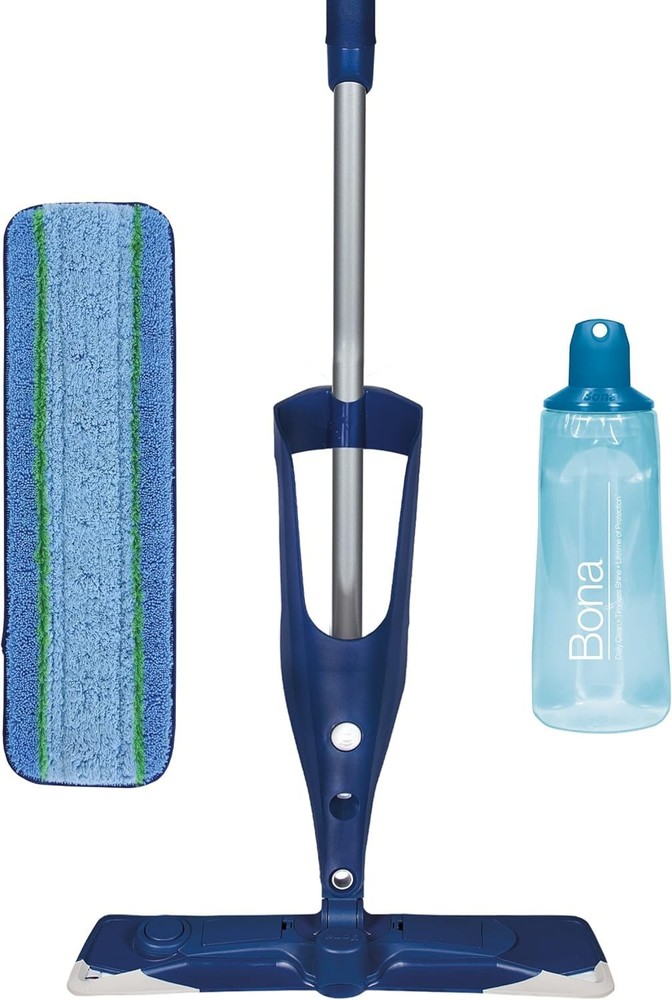 Bona PowerPlus Premium Motion Spray Mop for Hardwood Mop, Blue