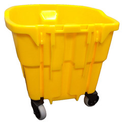 Rubbermaid Commercial WaveBrake 35 Qt Side Press Mop Bucket Wringer Yellow NEW