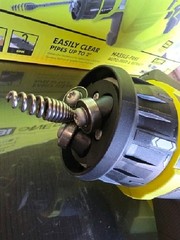 Ryobi PCL456 ONE+ 18V Cordless Drain A 25 ft Cable, Auto Feed/Ret TOOL ONLY