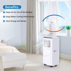 400CM(157″) Window Seal Kit, Casement AC Vent White-4M(157″)