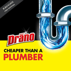 Drano Max Gel Drain Clog Remover and Cleaner for Shower or 42 oz (Pack of 1)