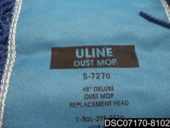 Qty= 8: Uline 48â€ Deluxe Dust Mop Refill, S-7270, Infinity Twist 4TC16