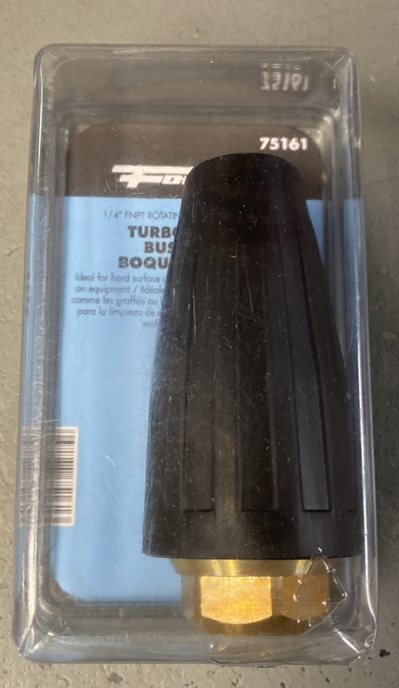 FORNEY 75161 1/4″ FNPT ROTATING TURBO NOZZLE 4.5 ORFICE 5100 PSI