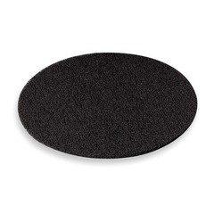 ABILITY ONE 7910-01-513-2272 Stripping Pad,20 in Dia,Black,PK5 3NE18
