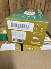 Box Of 1000 Ansell 69-318 Disposable Gloves, Size Medium, 5 mil, New