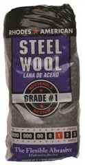 Homax 10121111-6 #1 12 Pad Steel Wool, Medium Grade Gray – pack of 12