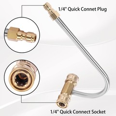 FIXFANS Pressure Washer 4 inches (W) x 9 (L) x 5 (H), Red,White