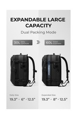 AirVault Vacuum Seal Travel Backpack 60L – Expandable Air Compression Vacuum …