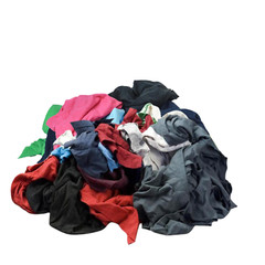Color Knit T-Shirt 100% Cotton Cleaning Rags 50 lbs. Bag – Multipurpose Cleaning