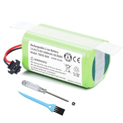 Rdsj 3400Mah Replacement Rvbat700 Battery For Shark Ion Robot Rv700 Rv720 Rv725