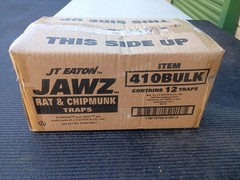 (Case of 12) JAWZ Rat Traps 410 Bulk JAWZ Easy Set Rat and Chipmunk Trap