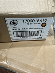 Dial Professional 16619 4″x5.13″x10.5″ 1.2 L Manual Dispenser – Gray (3/CT) New