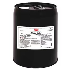 Crc 03222 Chute Lube, Silicone, H2 No Food Contact, 5 Gal Pail, Yellow