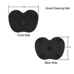 LORMAY Silicone Makeup Brush Organizer + 1 Count (Pack of 1), Black 1
