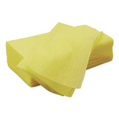 Chix 8673 24 in. x 24 in. 1-Ply Masslinn Dust Cloths – Yellow (150/Carton) New